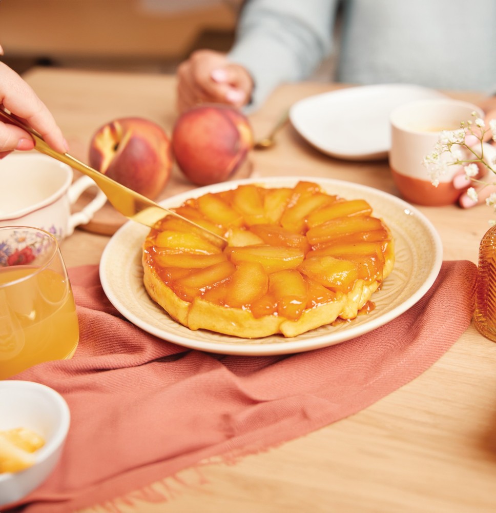 tarte aux pêches été gourmand 