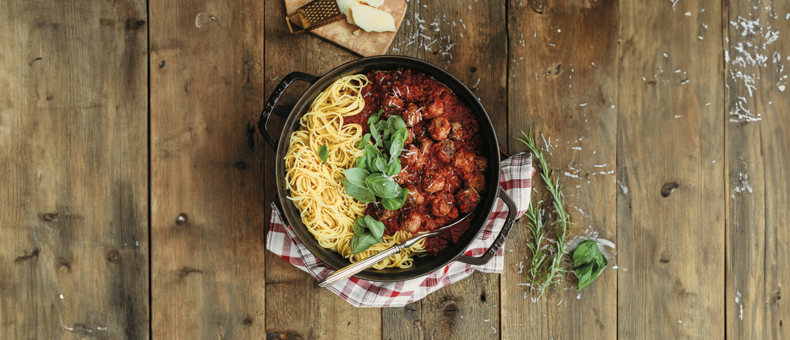 spaghetti aux boulettes de viande