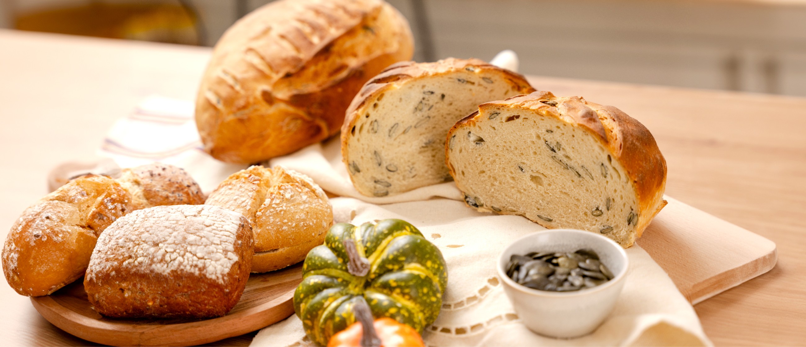 Header recette pain aux graines de courge